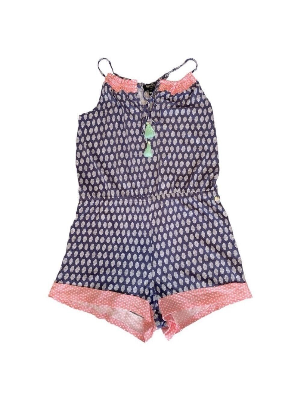 NWT Juicy Couture Black Label Sleep Romper Size Medium